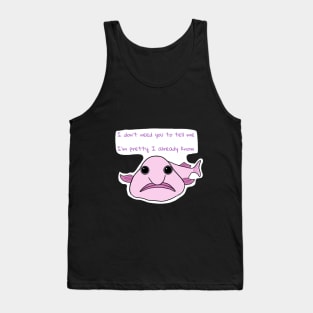 Confident Blobfish Tank Top